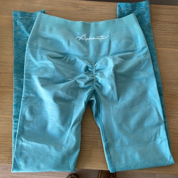 Alphalete ombré amplify leggings OCEAN SMALL - Picture 4 of 6